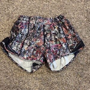 lululemon athletica Colorful Patterned Athletic Shorts
